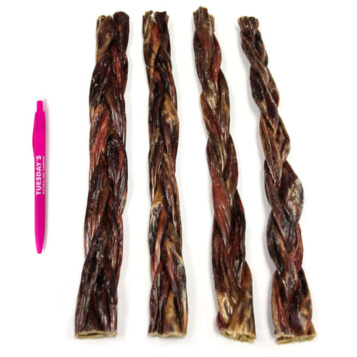 12" Braided Beef Gullets