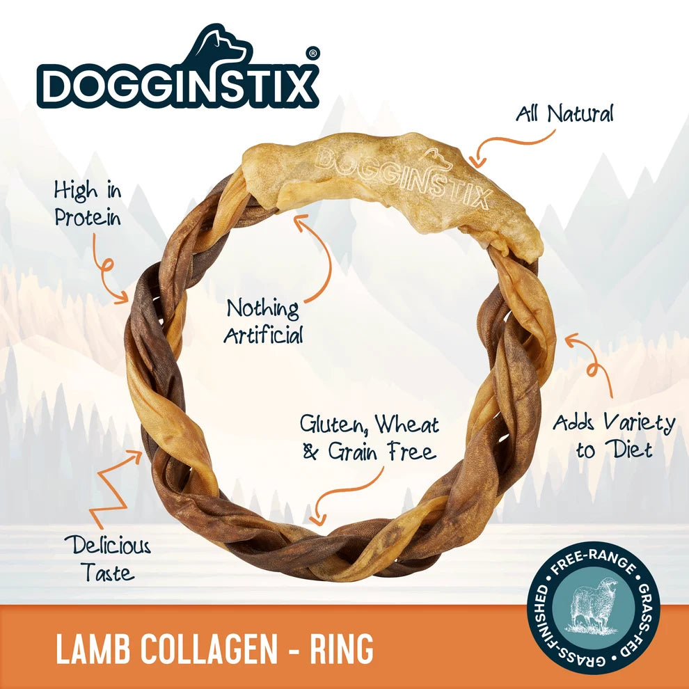 Braided Lamb Collagen Ring