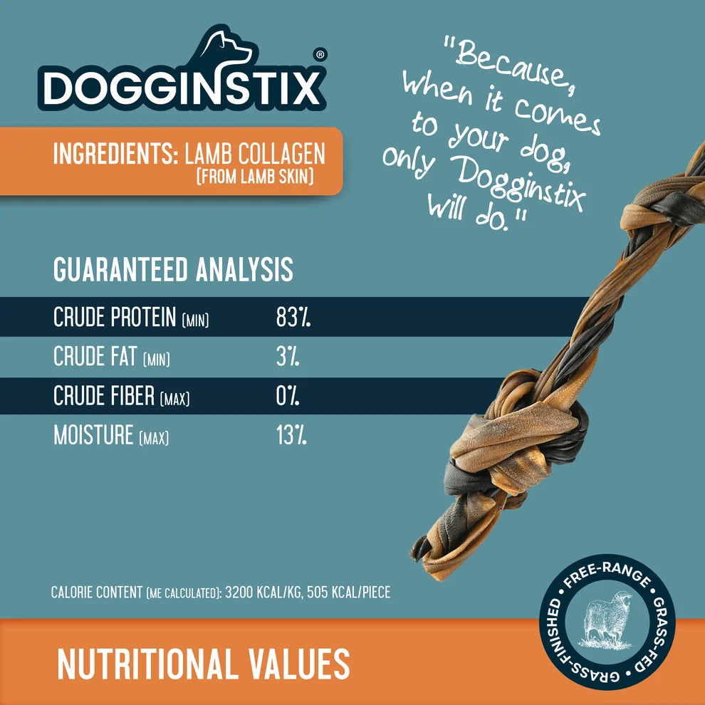 Braided Lamb Collagen Double Knots