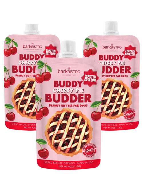 1pk Cherry Pie Buddy Budder - Dog Peanut Butter