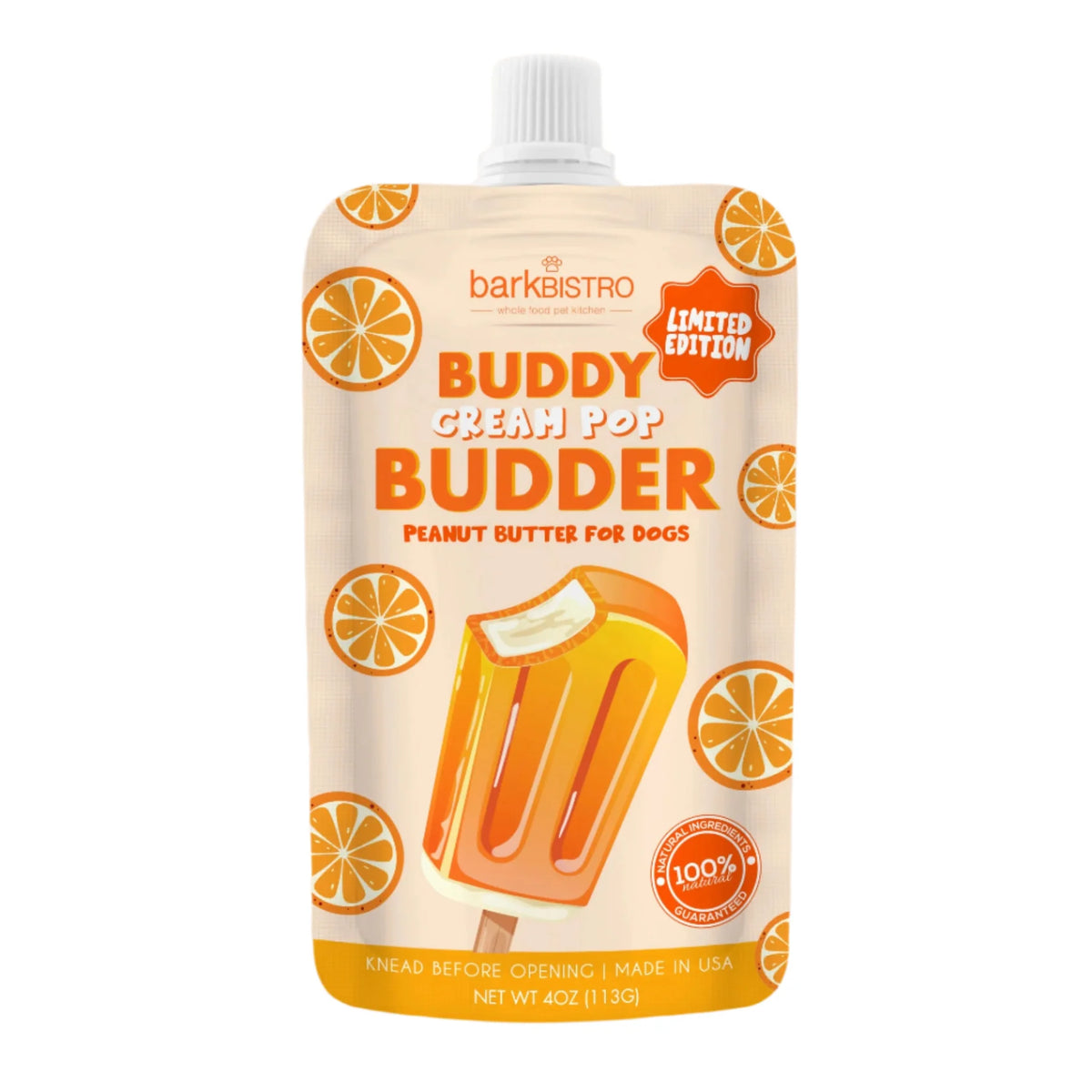 Cream Pop Buddy Budder - Dog Peanut Butter