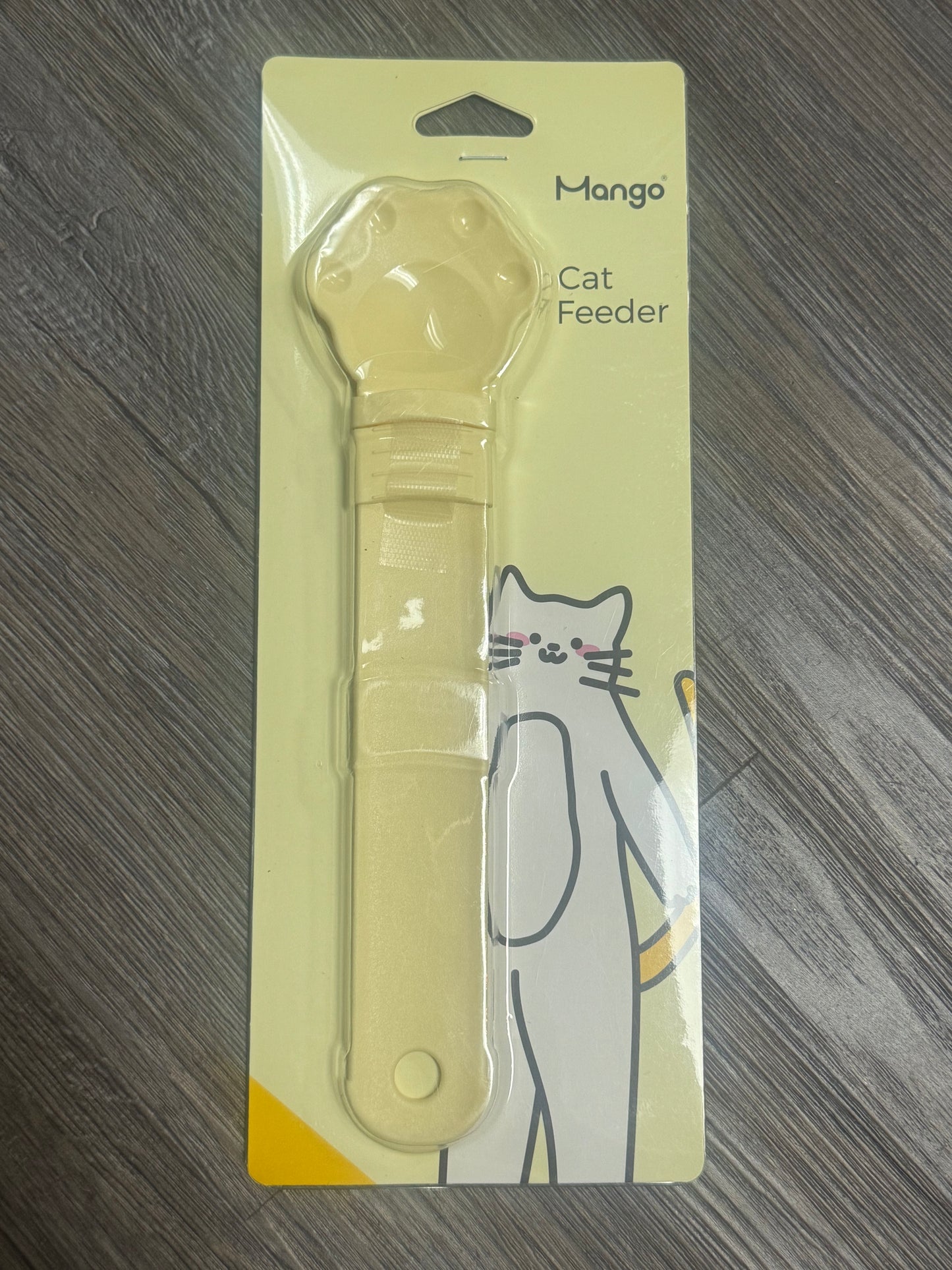 Mango Pet Lickable Treat Feeder Yellow