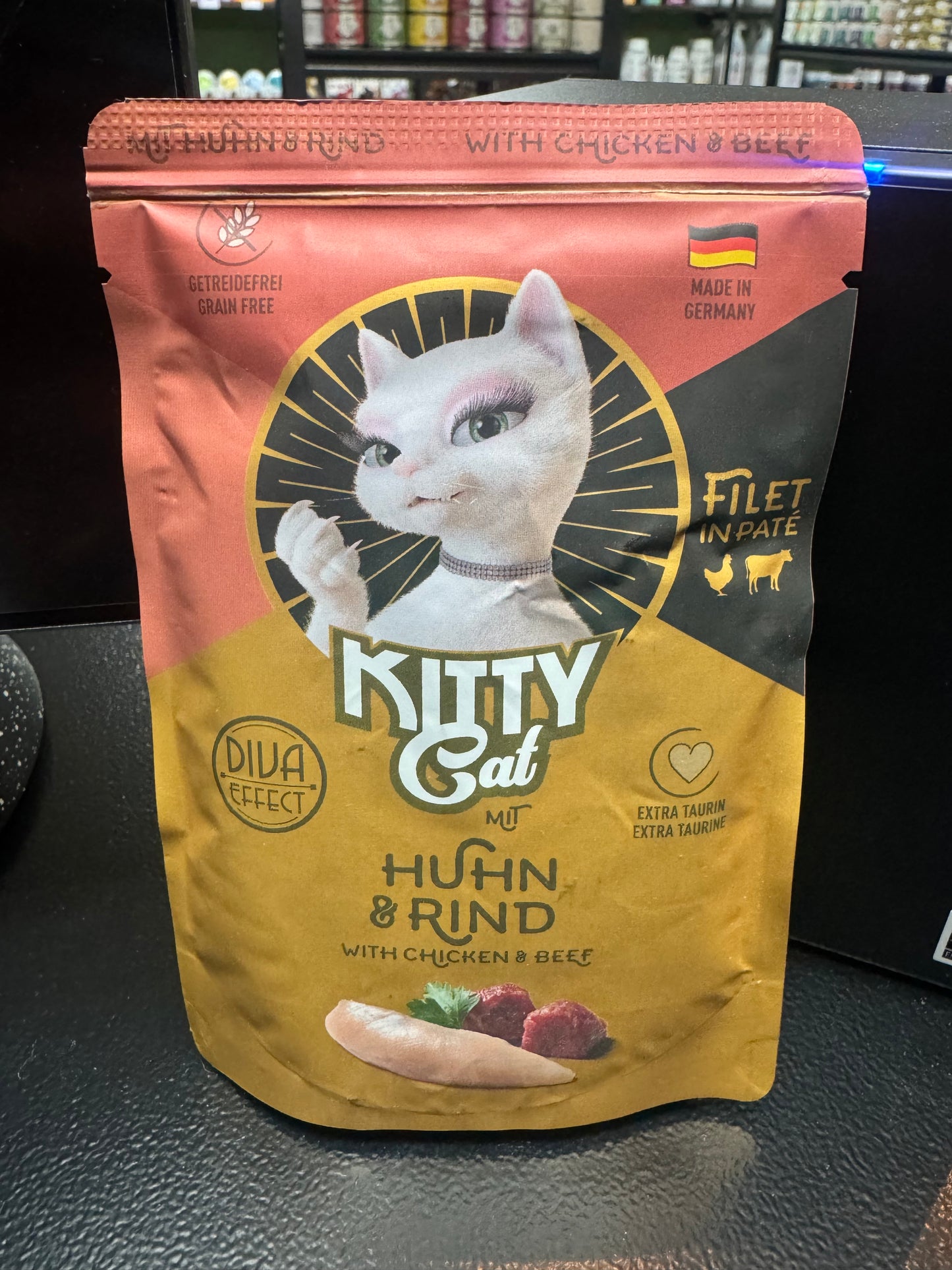 Kitty Cat Pouched Food Chicken & Beef