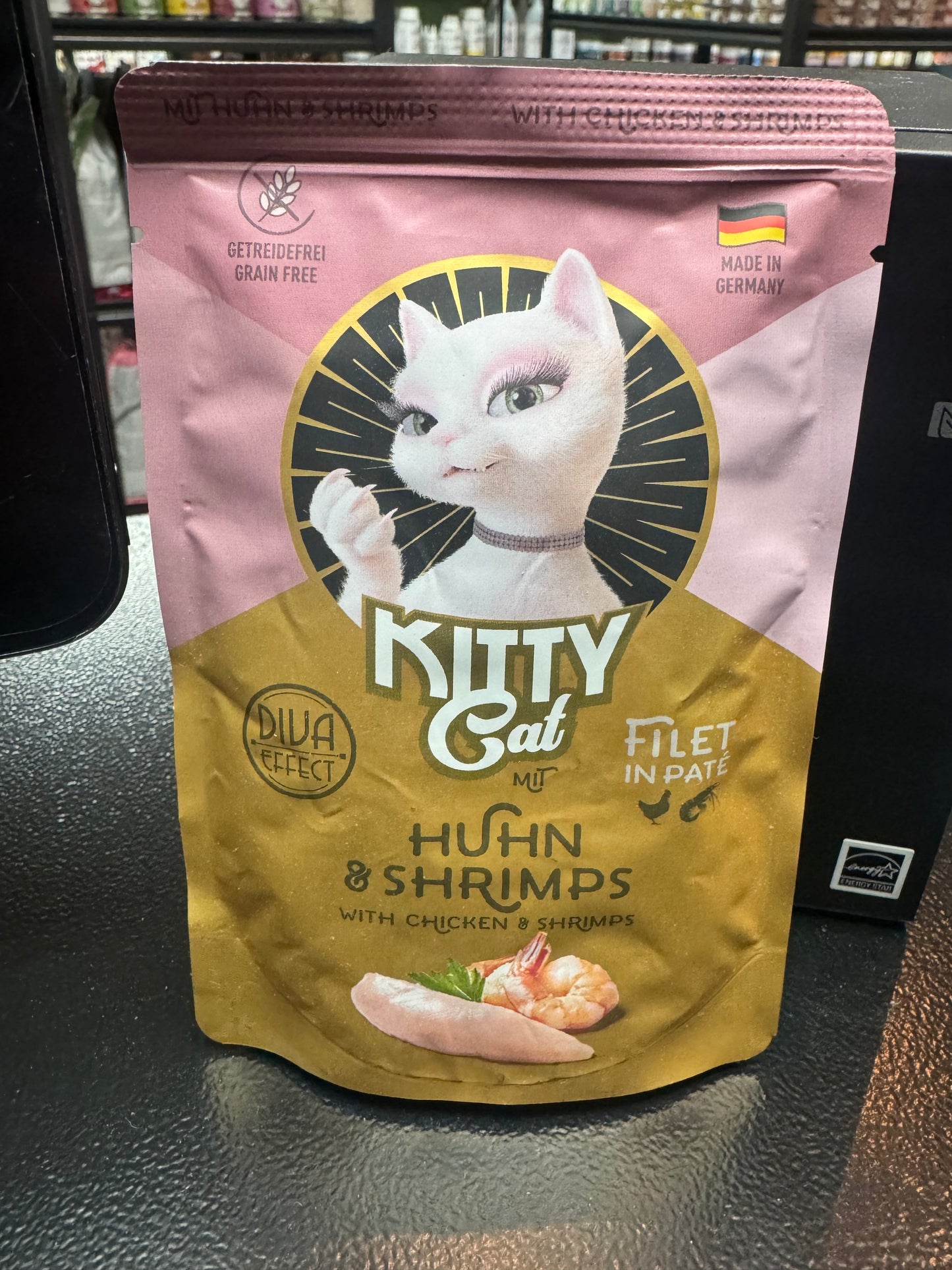 Kitty Cat Pouched Food Chicken & Shrimp