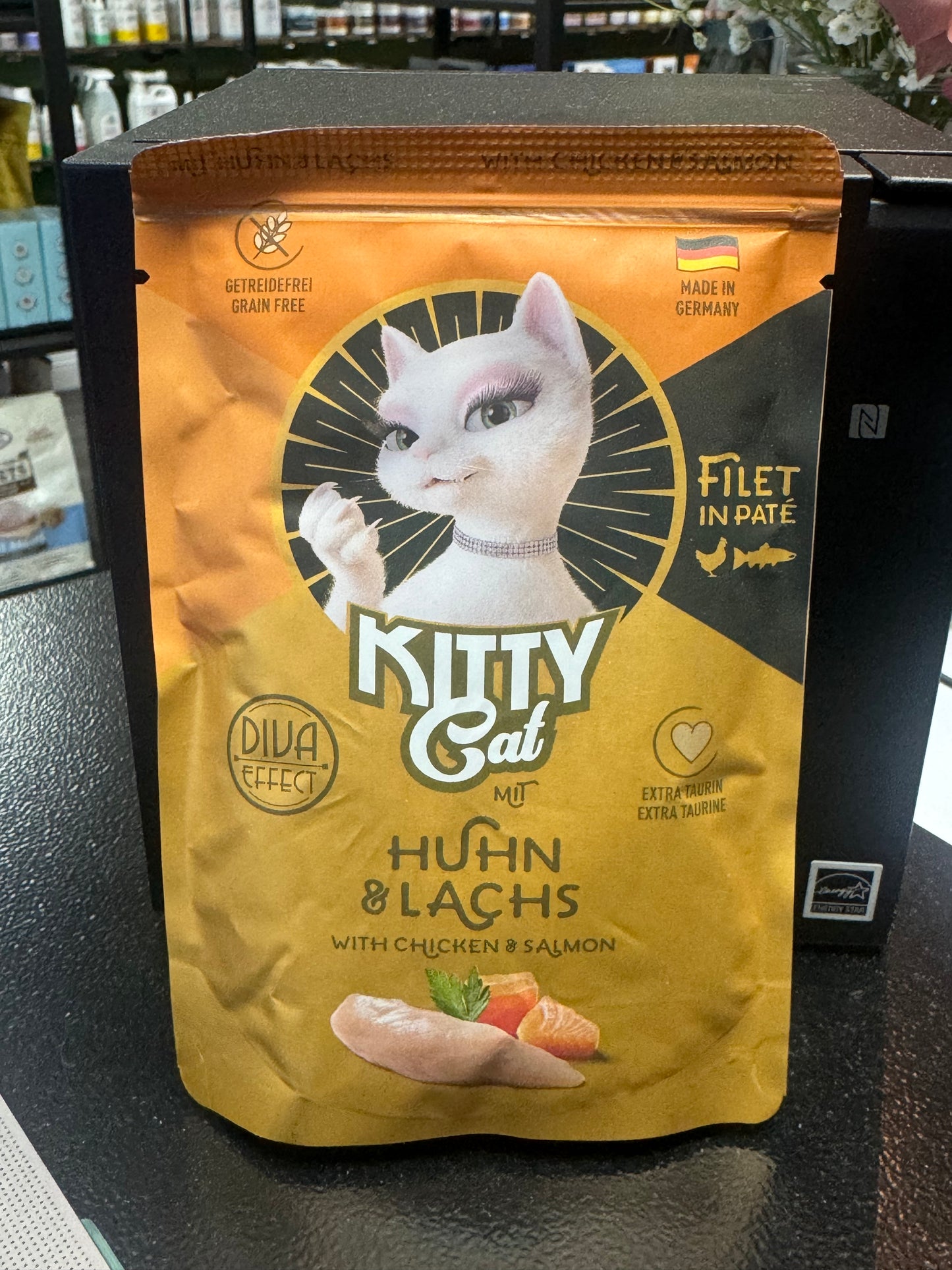 Kitty Cat Pouched Food Chicken & Salmon