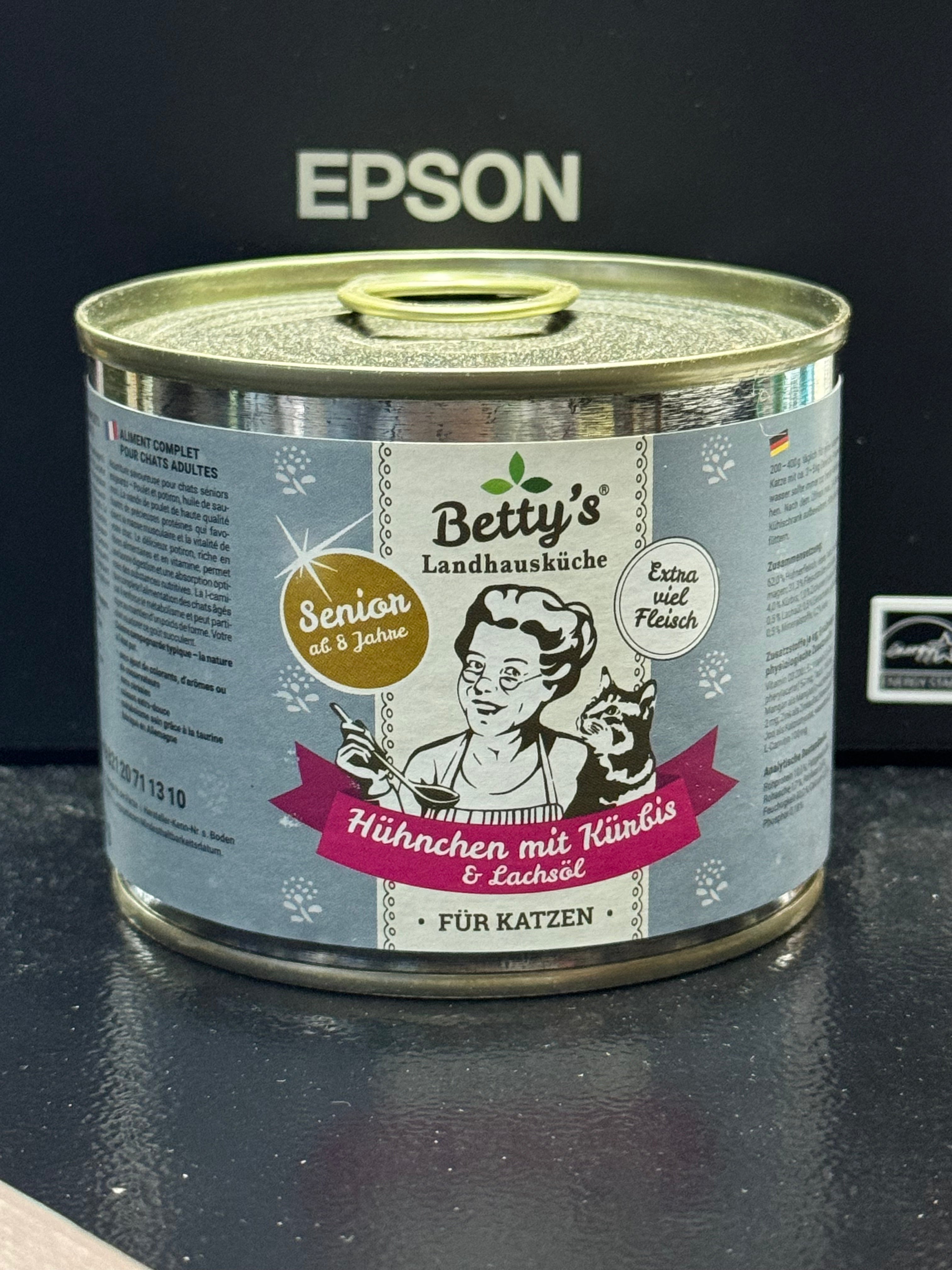 Betty's Country House Kitchen Chicken With Pumpkin & Salmon Oil Senior Cat