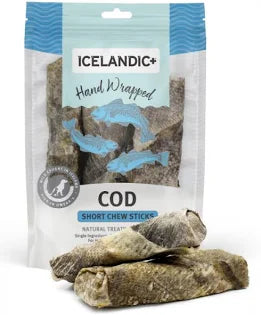 Icelandic Hand Wrapped Cod Short Chew Sticks