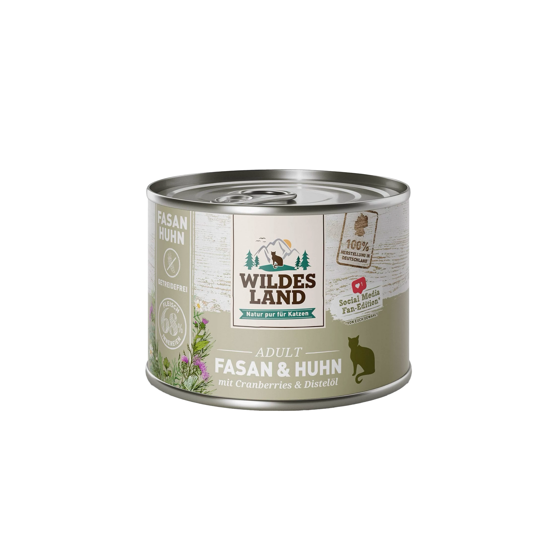 Wildes Land Adult Cat Food Pheasant, Chicken & Cranberry