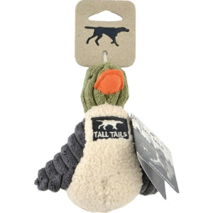Tall Tails Squeaker Duck Sage 5 in