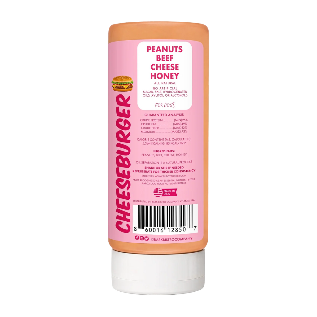 Buddy budder Cheeseburger Limited Edition Squeeze Bottle Trio