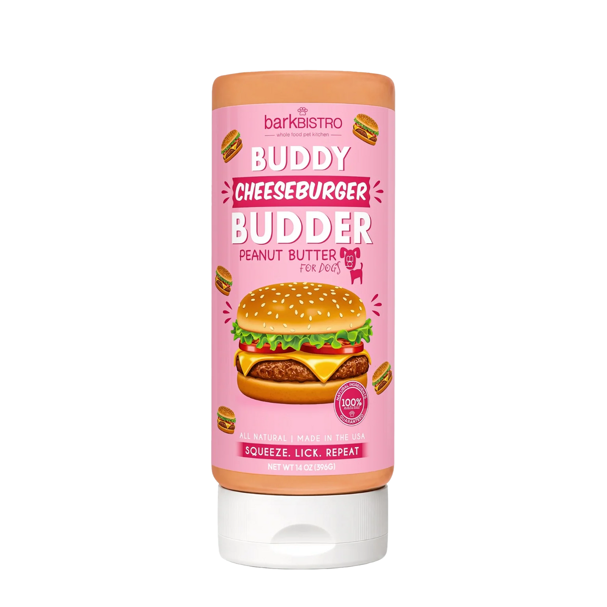 Buddy budder Cheeseburger Limited Edition Squeeze Bottle Trio