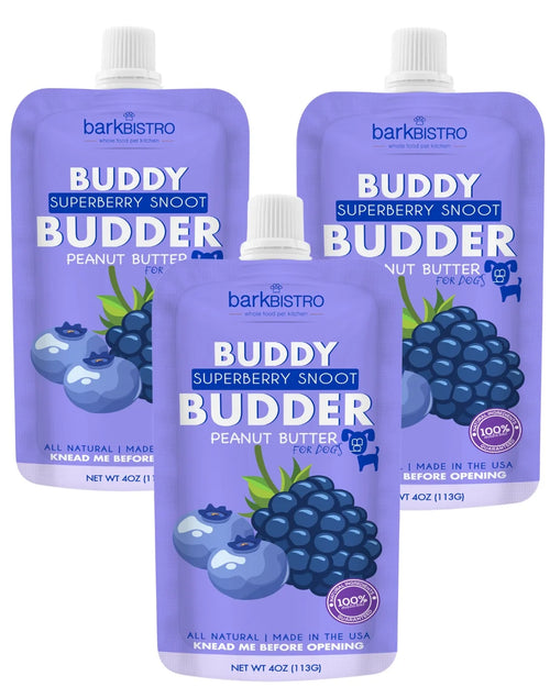 1pk Superberry Snoot Buddy Budder - Dog Peanut Butter